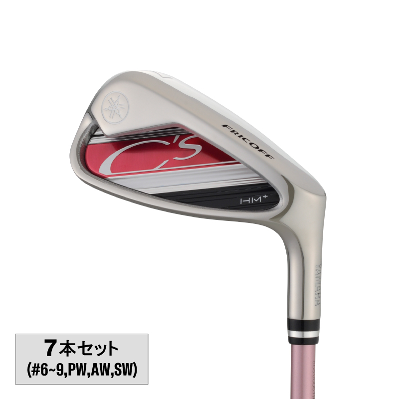 C's レッド アイアン 7本セット（#6～SW）