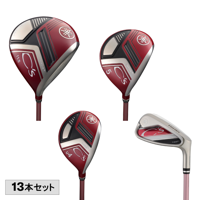 C's レッド フルセット 13本（DR,FW3本,UT2本,アイアン7本）