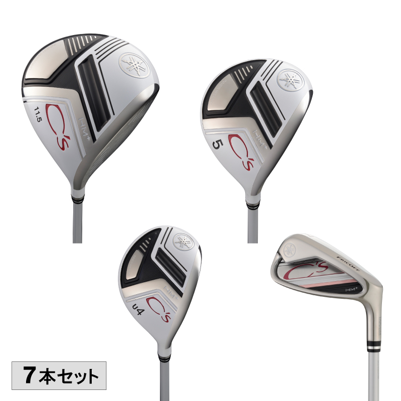 C's ホワイト ハーフセット 7本（DR,FW1本,UT1本,アイアン4本）