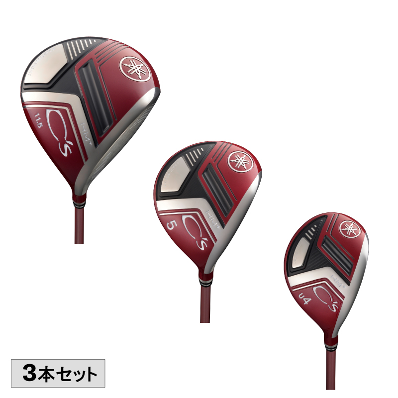 C's レッド ウッドセット 3本（DR,FW1本,UT1本）