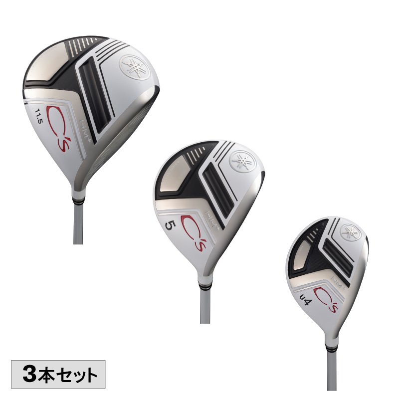 C's ホワイト ウッドセット 3本（DR,FW1本,UT1本）