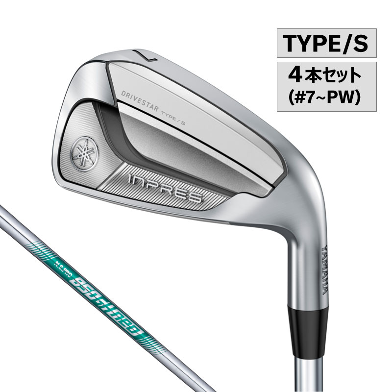 （期間限定UTセット）INPRES DRIVESTAR TYPE/S アイアン N.S.PRO 850GH neo(S) 4本セット（#7～PW）
